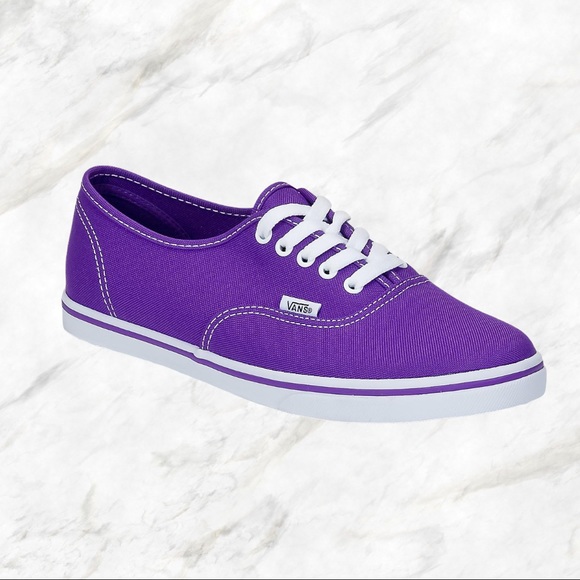 Vans Shoes - Vans | Classic White Lace Purple Sneakers